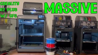 SETUP Test Print Adding a Creality K2 PLUS with CFS to my Bambu Lab P1P P1S \u0026 X1C A1 AMS Print Farm