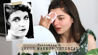 Following An Authentic 1927 Makeup Tutorial 💄