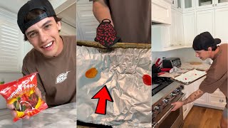 This candy GROWS in heat?? 😨 - #Shorts