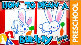 Drawing A Bunny With Shapes - Preschool