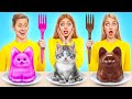 Gummy Food, Real Food vs Chocolate Food Challenge | Funny Challenges by Multi DO