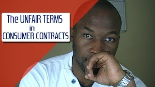 THE UNFAIR TERMS IN CONSUMER CONTRACTS REGULATIONS