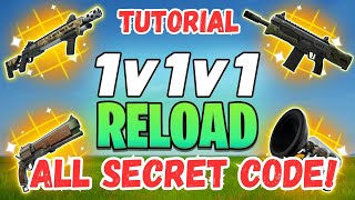 ALL SECRET CODE in 1V1V1 RELOAD , FLY JUMP / SPEED secret code 1V1 REALISTICS FREE FOR ALL
