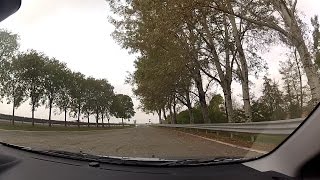 Autostrada A26/A4 Diramazione Stroppiana-Santhià, Piedmont (Piemonte), Italy (Italia) – onboard cam