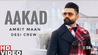 AAKAD (Official Video) Amrit Maan Ft Ginni Kapoor | Desi Crew | Latest Punjabi Songs 2019 | Gaana