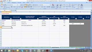 Payroll monthly instruction template