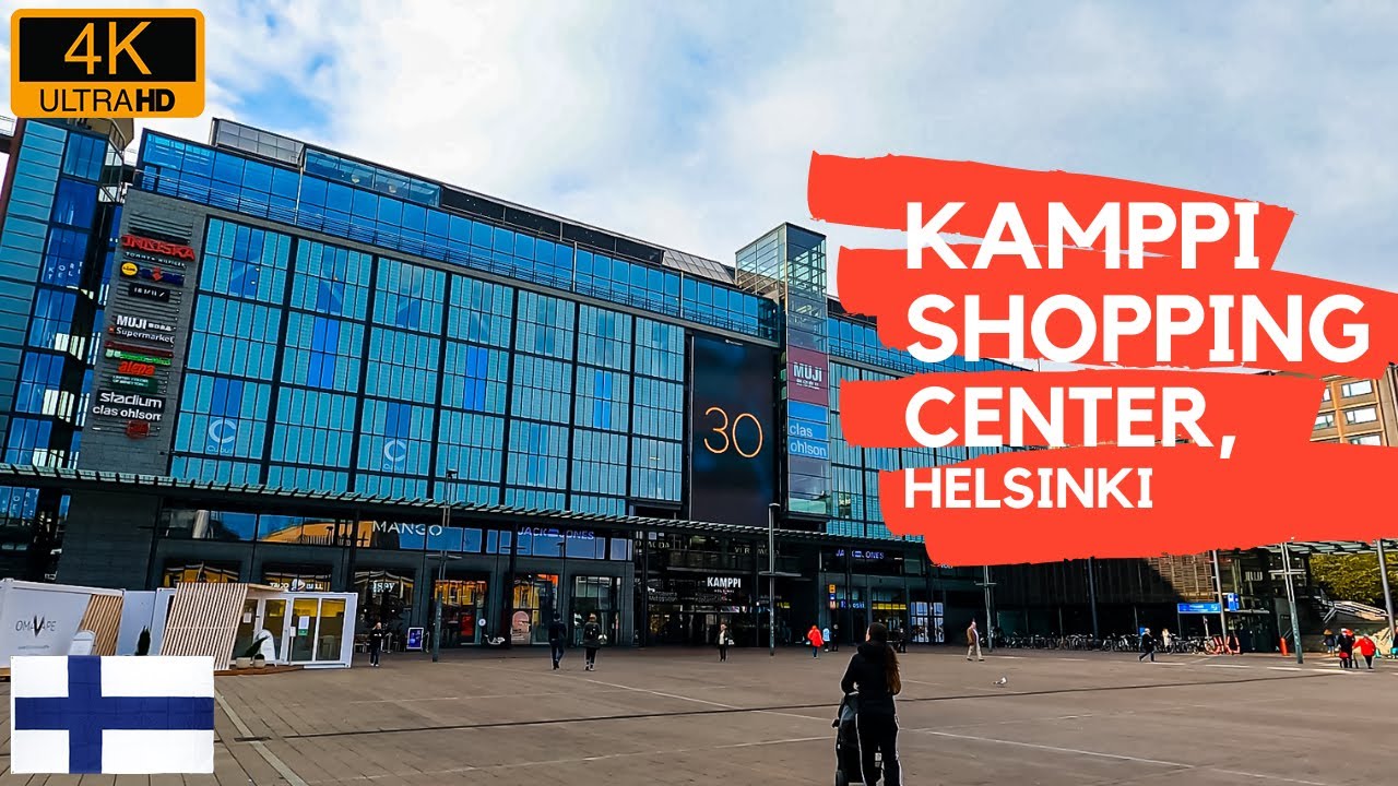 Kamppi Shopping Center, Helsinki 🇫🇮 - Walking Tour [4K] - YouTube