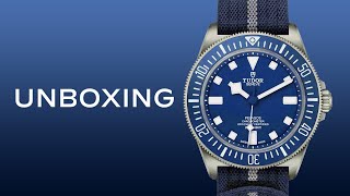 Unboxing the Tudor Pelagos FXD for the Marine Nationale 25707B/22