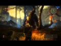 the Witcher 2 Boss fight 1# Act 1 (HD)