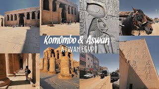 Egypt vlog | Cruising to Kom Ombo \u0026 Aswan, Viewing The Temple of Horus, (Sobek \u0026 Haroeris)