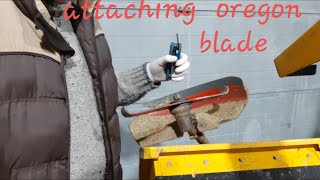 Fitting the OREGON MULCHING BLADE