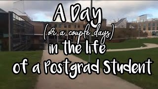 Day in the life of a postgraduate student at Lancaster University