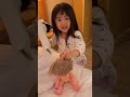 3歳、メルちゃんの髪の毛乾かしてあげる shorts