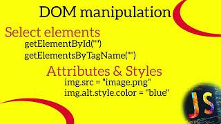 Selecting HTML elements with JavaScript