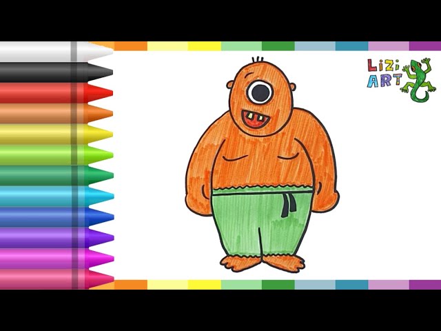 Simple Cyclops Drawing