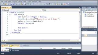 Visual Basic - 24 - Select Case