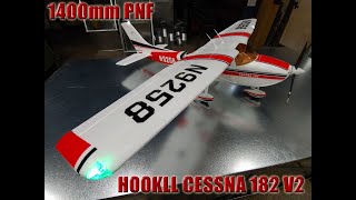 Cessna 182 V2 1410mm EPO PNP with LED Lights 3S Hookll Unboxing