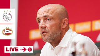 LIVE 14:00 | Persconferentie Alfred Schreuder | Ajax - PSV
