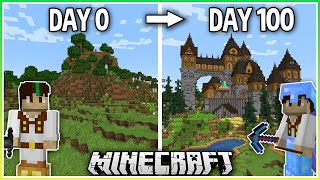 I Spent 100 Days Building a Minecraft Mega Base!