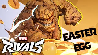 THE THING Unique Easter Eggs and Hero Specific Eliminations | Marvel Rivals