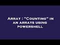 Array : 