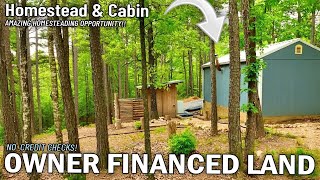 $2,500 Down - 5+ Acre Homestead w/ Cabin, Garden \u0026 Owner Financing in MO - ID#PR12B InstantAcres.Com