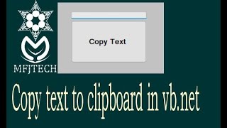 how to copy text to clipboard in vb.net?
