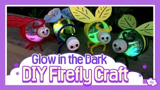 Art Project #009: How to Make a Glow in the Dark Firefly / Glow Stick Craft / Recycled Art