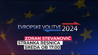 EU volitve: Zoran Stevanović, Stranka Resnica