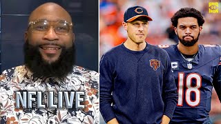 NFL LIVE | Caleb \u0026 Chicago Bears are playoff team with new HC Ben Johnson - Marcus Spears