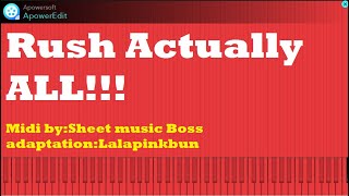 《Rush Actually ALL》Rush Alll remix...? |Black Midi