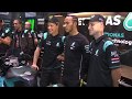 Lewis Hamilton visits PETRONAS Yamaha SRT at QatarGP