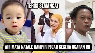 Natalie gemetar hampir nangis, adzam senang ibundanya tangguh ,sule beri dukungan ini.