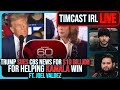 Trump SUES CBS News For $10B For Helping Kamala, Election Interference w/Joel Valdez | Timcast IRL