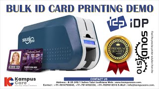 Bulk PVC Smart ID Card Printer | Made In KOREA | IDP Solid 510D | Kampus Care