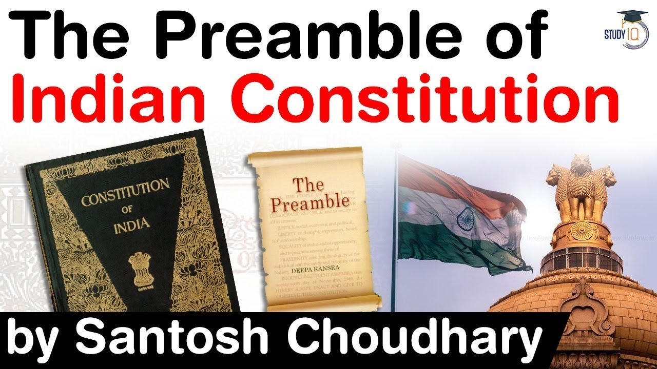 Preamble Of Indian Constitution - History And Meaning Of Keywords In ...