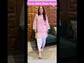 kurta with dhoti pants ytshorts viralvideo dhotipant