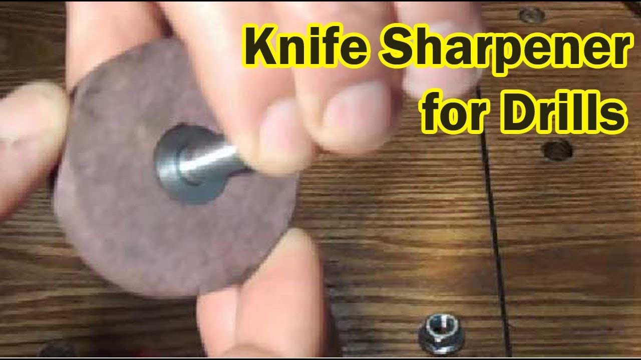 Knife Sharpener For Drill Youtube