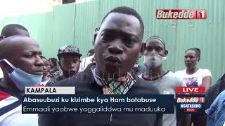 Agataliikonfuufu:   Abasubuuzi ku kizimbe kya Ham batabuse.