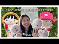 Crocheting One Piece characters 🏴‍☠️ Making custom shirts, gluing hair, & New York! 👕🧶🌆