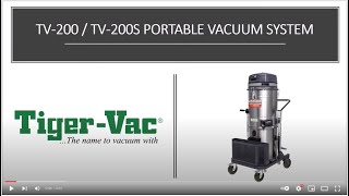 TV-200S PORTABLE VACUUM SYSTEM ORDLOC NFPA 652 PRESENTATION