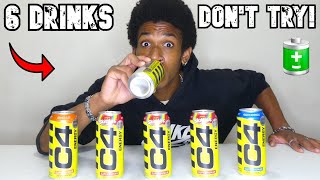 Drinking 6 Cans of C4 Energy In 60 SECONDS