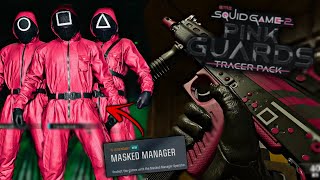 SQUID GAMES 2: PINK GUARDS TRACER PACK BUNDLE - FULL SHOWCASE - CALL OF DUTY BLACK OPS 6