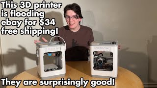 3D Printing Experiments 01: A $34 3D Printer from Ebay. Tina 2, Monoprice Cadet.