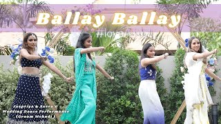 Ballay Ballay  | Jaspriya & Azeez's Wedding Dance Performance | Groom Mehndi