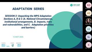 Webinar Series: Adaptation Reporting in the Pacific (Part 2)