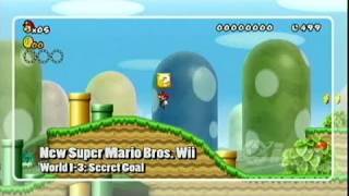 New Super Mario Bros. Wii Nintendo Wii Guide-Walkthrough - Walkthrough: World 1-3 Secret Goal