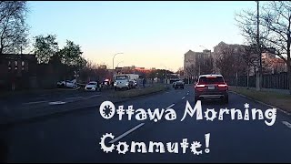 My Commute to Work, highway 417, Ottawa, Ontario, Canada, 16 Nov 2023