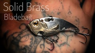 Lure Making a Blade bait from solid Brass and Stainless Steel