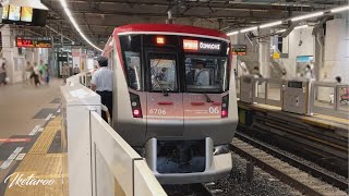 東急線6000系　たまプラーザ駅2番線